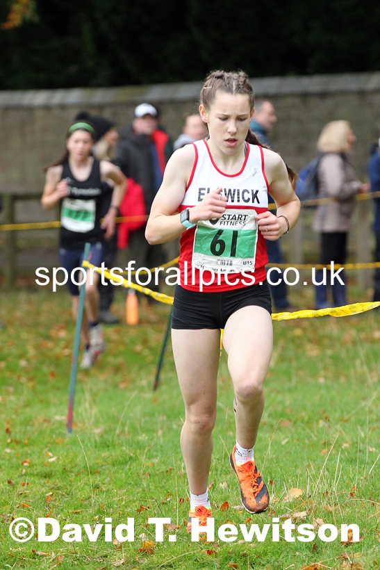 Girls under-15s 2021 NEHL Lambton Castle near Chester le Street, County Durham. Photo: David T. Hewitson/Sports for All Pics